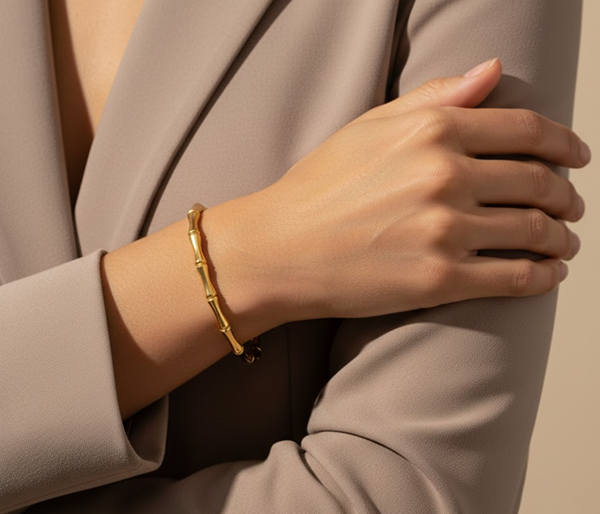 Bracelet - Bambelle Gold Bangle