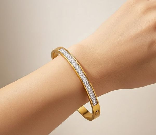 Bracelet - Eterna Baguette Bangle