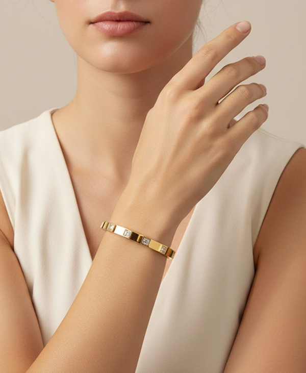 Bracelet - Eterna Square Gold
