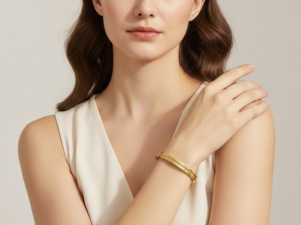 Bracelet - Linked Edge Gold