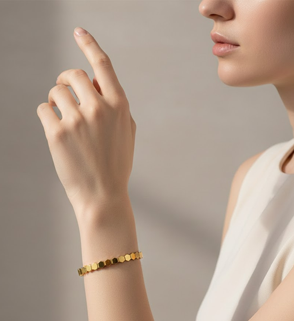 Bracelet - Moderne Hex Bangle