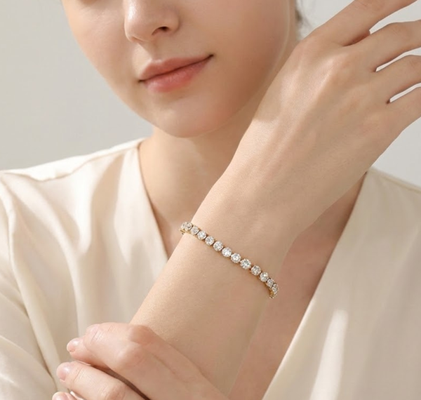 Bracelet - Noélie Crystal Line