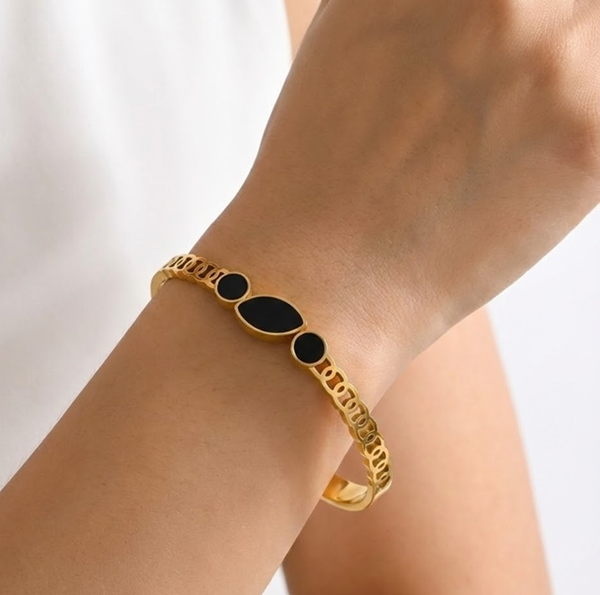 Bracelet - Noir Trio Bangle