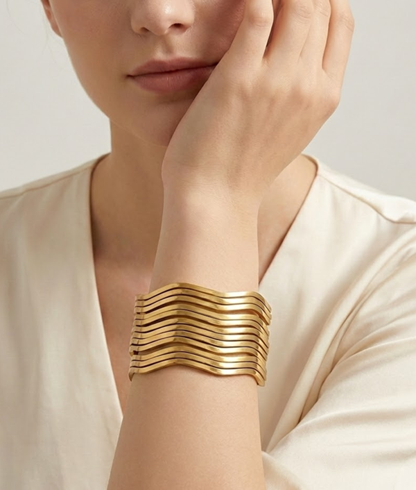 Bracelet - Serein Gold Bangles (Set of 7)