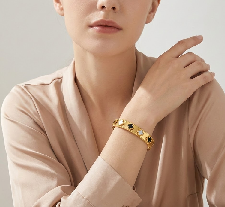 Bracelet – Harmony Clover Gold