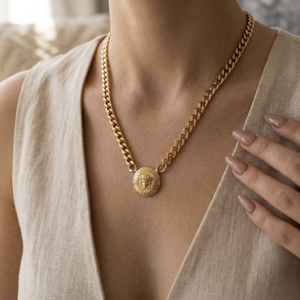 Caelion Medallion Chain Necklace