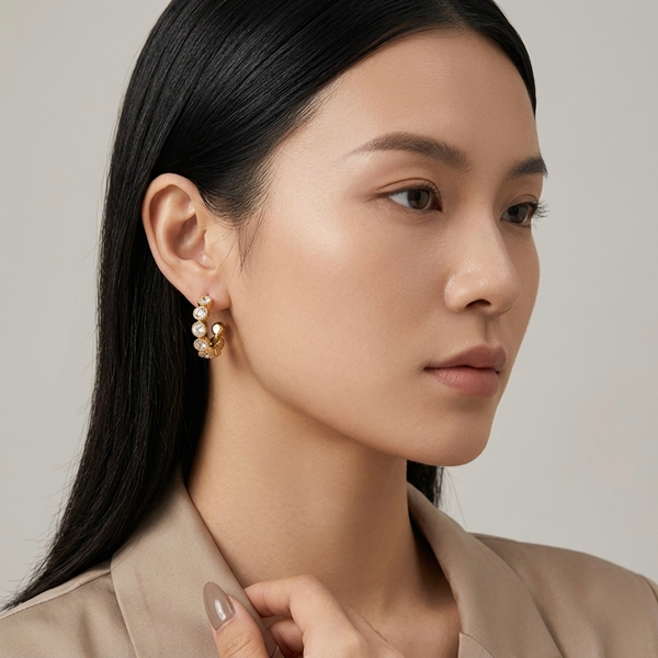 Celeste Halo Hoops