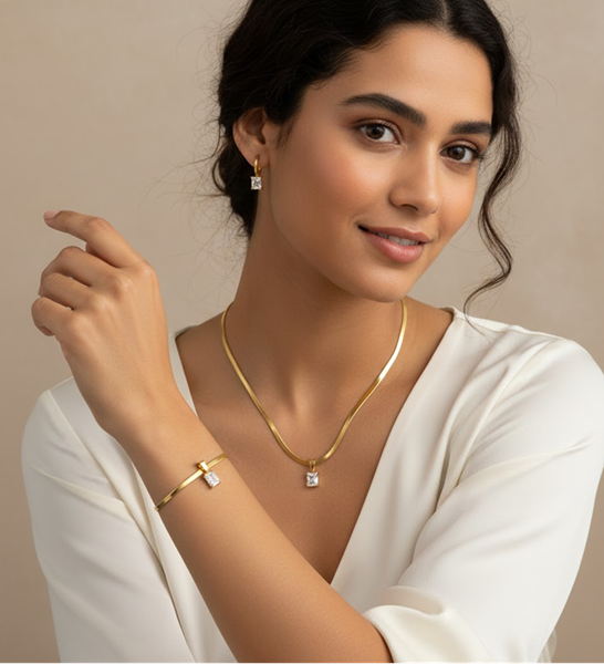 Calista Prism Three-Piece Jeweler Set