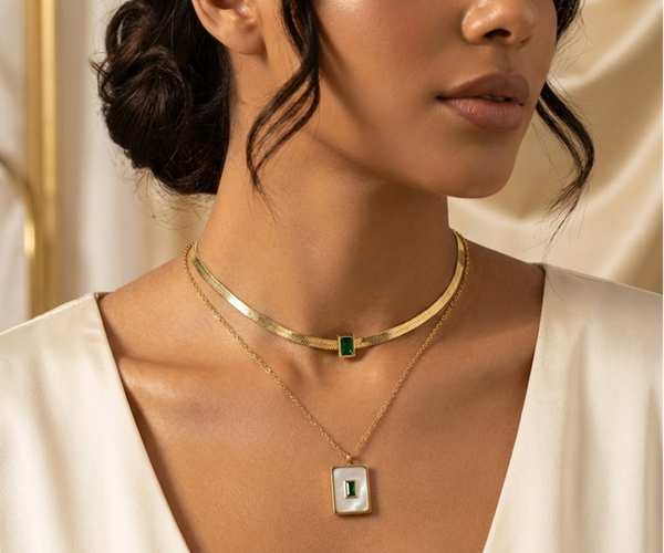 Elowen Layered Necklace Set