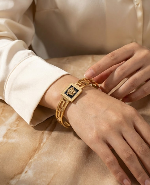 Imperial Key Crest Gold Bracelet