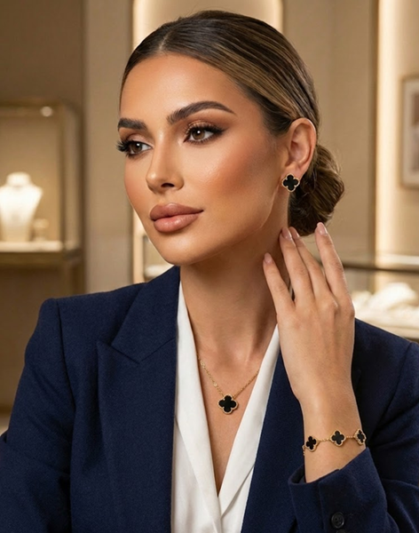 Isla Clover Three-Piece Jewellery Set