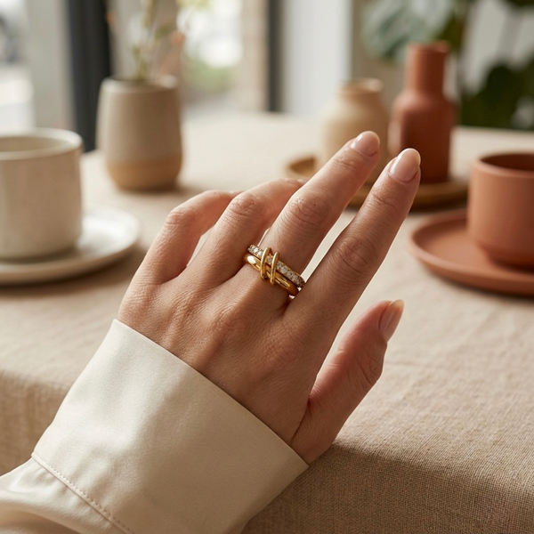 Liora Chain Drop Ring