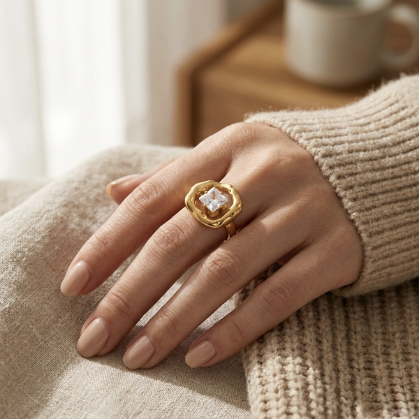 Molten Crown Ring