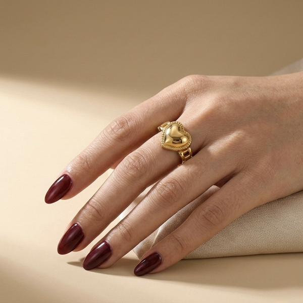 Monarch Heart Ring