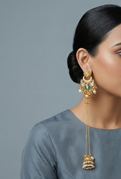 Neelmayur Regal Drop Jhumka