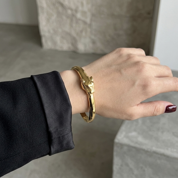 Valtieri Leopard Head Bracelet