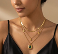 Verde Liora 3 Layered Necklace