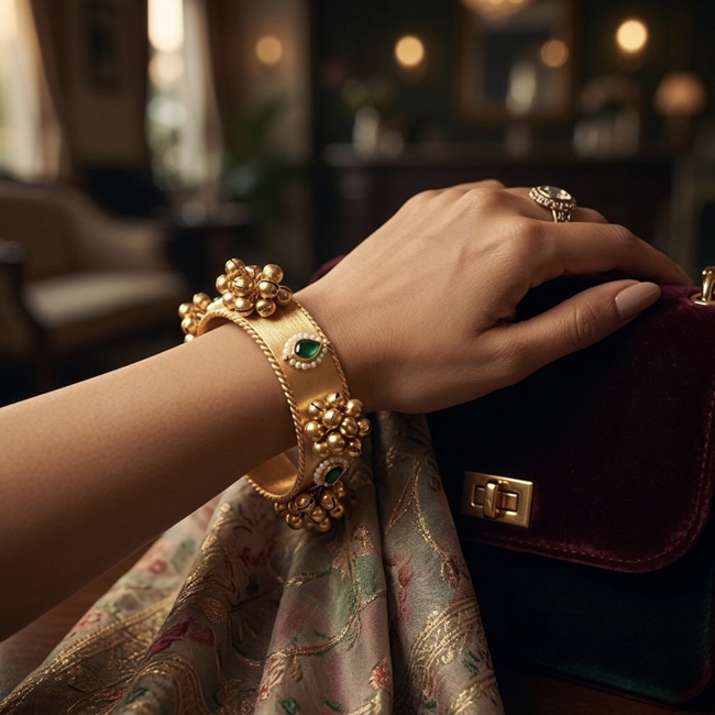Zarehva Ghungroo Cuff