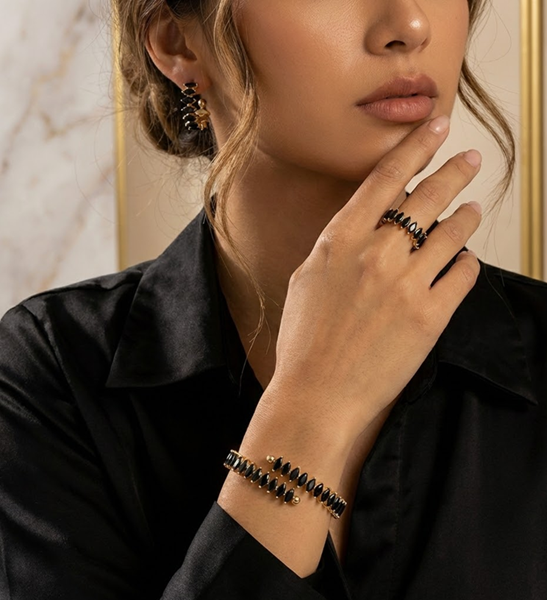 Obsidia Three-Piece Jewellery Set