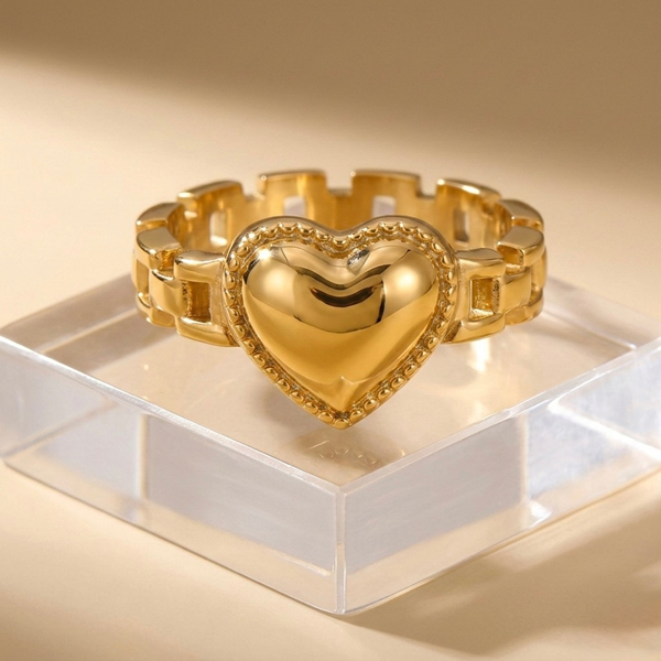 Monarch Heart Ring