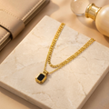 Noir Luxe Layered Necklace