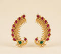 Noor Peacock Arc Earcuffs