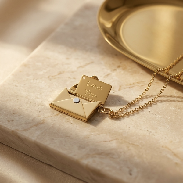 Amora Secret Message Necklace