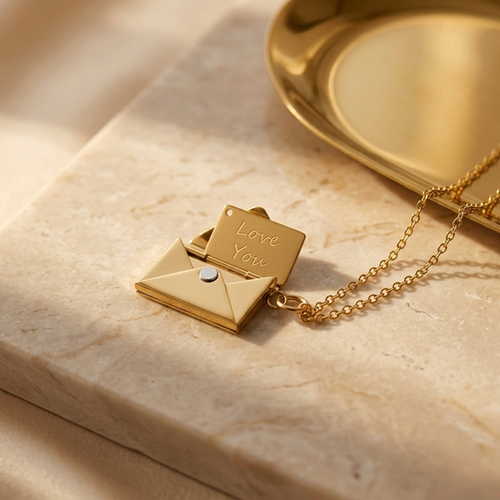 Amora Secret Message Necklace