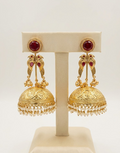 Rajasi Gemstone Jhumka Earrings