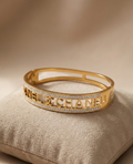 Textline Gold Bracelet