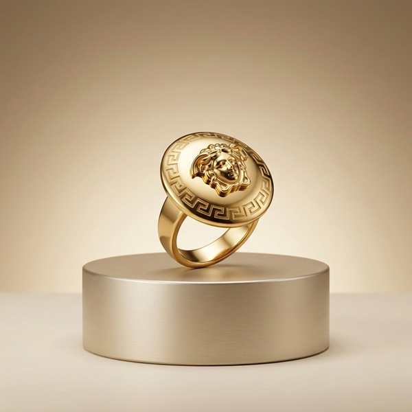 Valerion Medallion Statement Ring