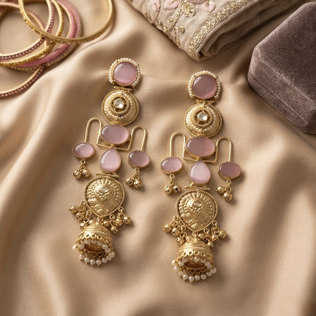 Zarehsa Heirloom Jhumkas