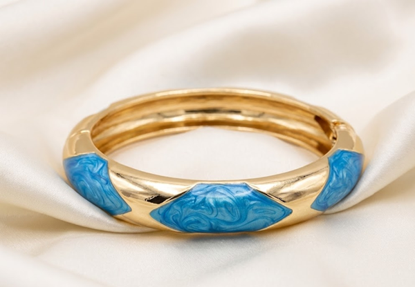 Veloria Broad Enamel Bangle