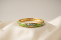 Aurelia Enamel Crystal Bangle