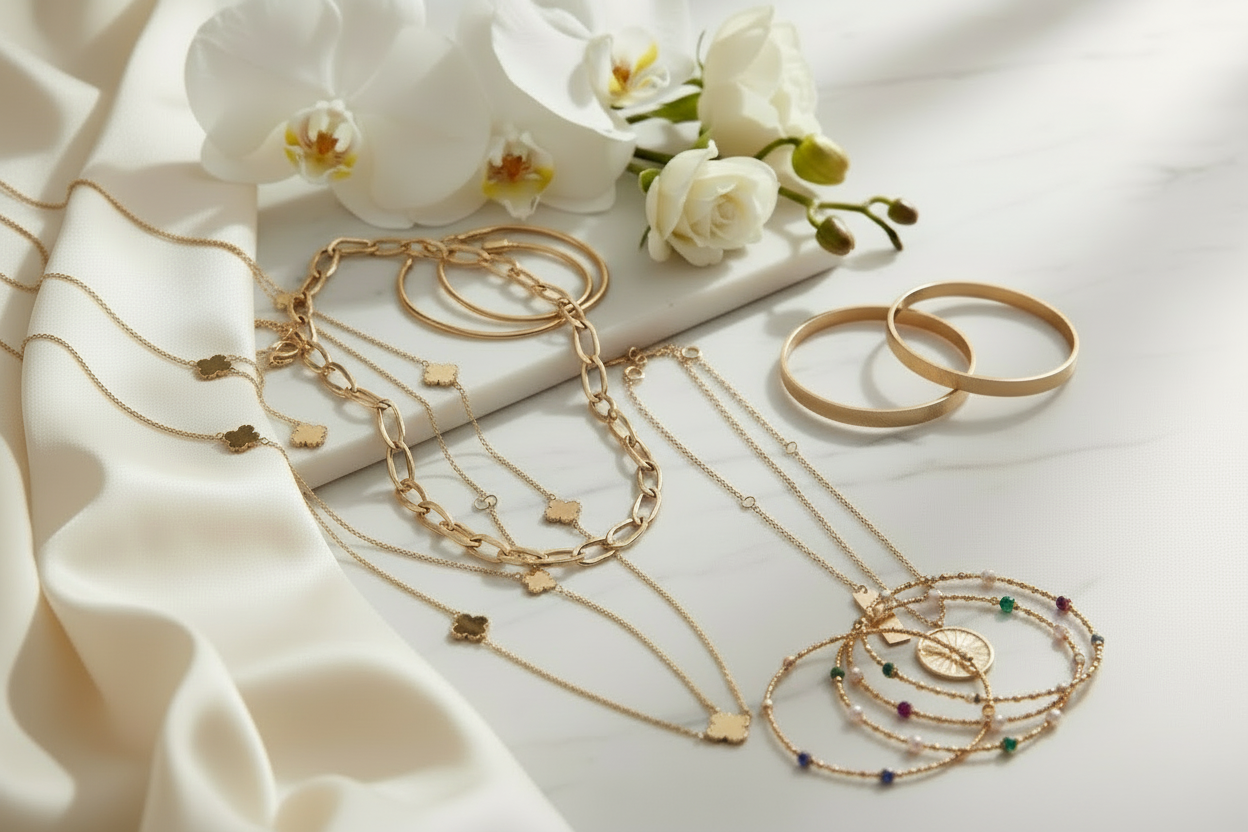 The Luxe Layered Gold Collection hero image