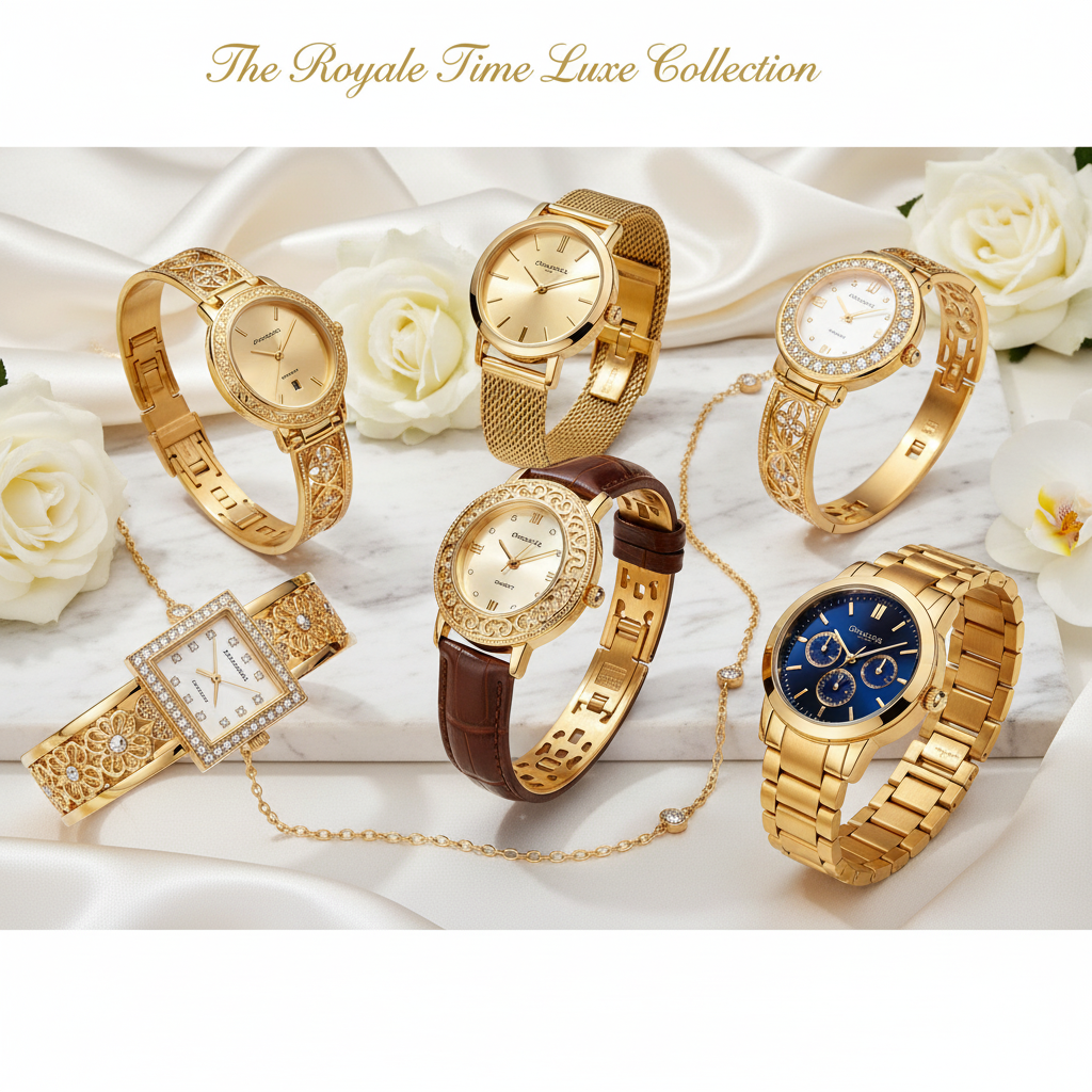 The Royale Time Luxe Collection - diverse designs banner